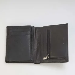 Valentino Adrian Zip Around Wallet in Black