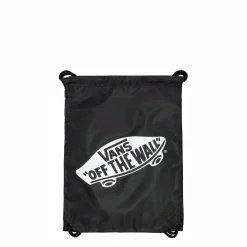 Vans Benched Bag Black Drawstring Mens in Black