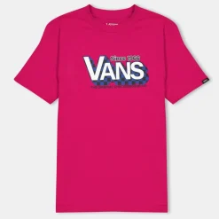 Vans Checker Drop Ss Cherries Jubilee T-Shirt Unisex Kids in Pink