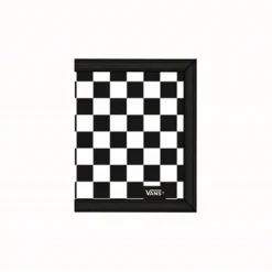 Vans Chequered Wallet in Black