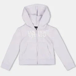 Vans Daisy Break Zip Hoodie Evening Haze Hoody Unisex Kids in Grey