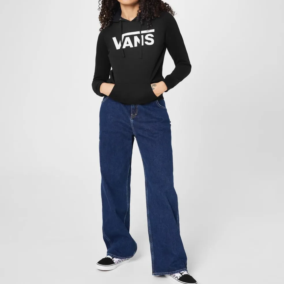 Vans Logo Hoodie in Black