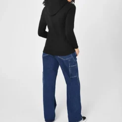 Vans Logo Hoodie in Black