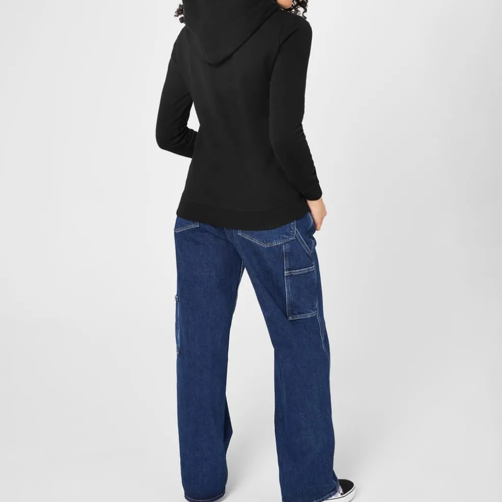 Vans Logo Hoodie in Black