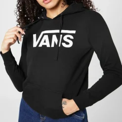 Vans Logo Hoodie in Black