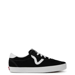Vans Low Top Black White Sneakers in Black