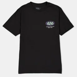 Vans Shreddler Ss Black T-Shirt Unisex Kids in Black