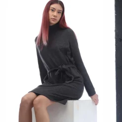 Vero Moda Bella Long Sleeve Jersey Dress in Black