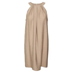 Vero Moda Evalina Dress in Beige