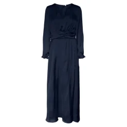 Vero Moda Honey V-Neck Maxi Wrap Dress in Blue