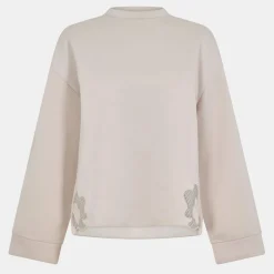 Vero Moda Laila Ls Sweatr in Beige