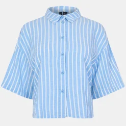 Vero Moda Linn ShT-Shirt in Blue