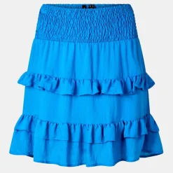 Vero Moda Luca Smock Skrt in Blue