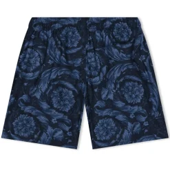 Versace Barocco Logo Swim Shorts Baby Boys in Blue