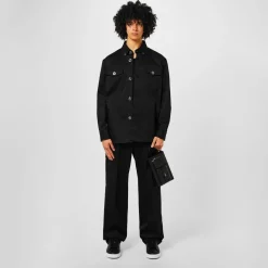 Versace Cargo Trifold Pouch in Black