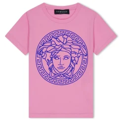 Versace Childrens Medusa T-Shirt in Purple