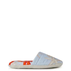 Versace Home Borocco Sea Slippers in Blue