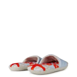 Versace Home Borocco Sea Slippers in Blue