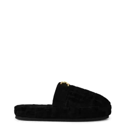 Versace Home Icon Slippers in Black