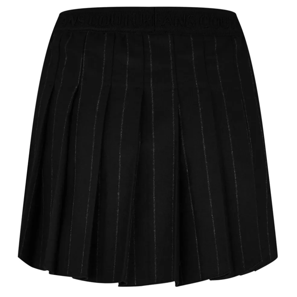 Versace Jeans Couture Vjc Stripes Mini Skirt in Black