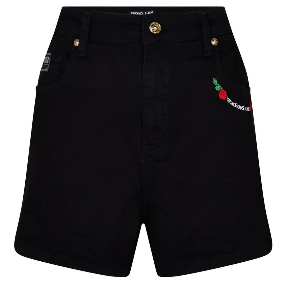 Versace Jeans Couture Vjc Rose Chino Shorts in Black