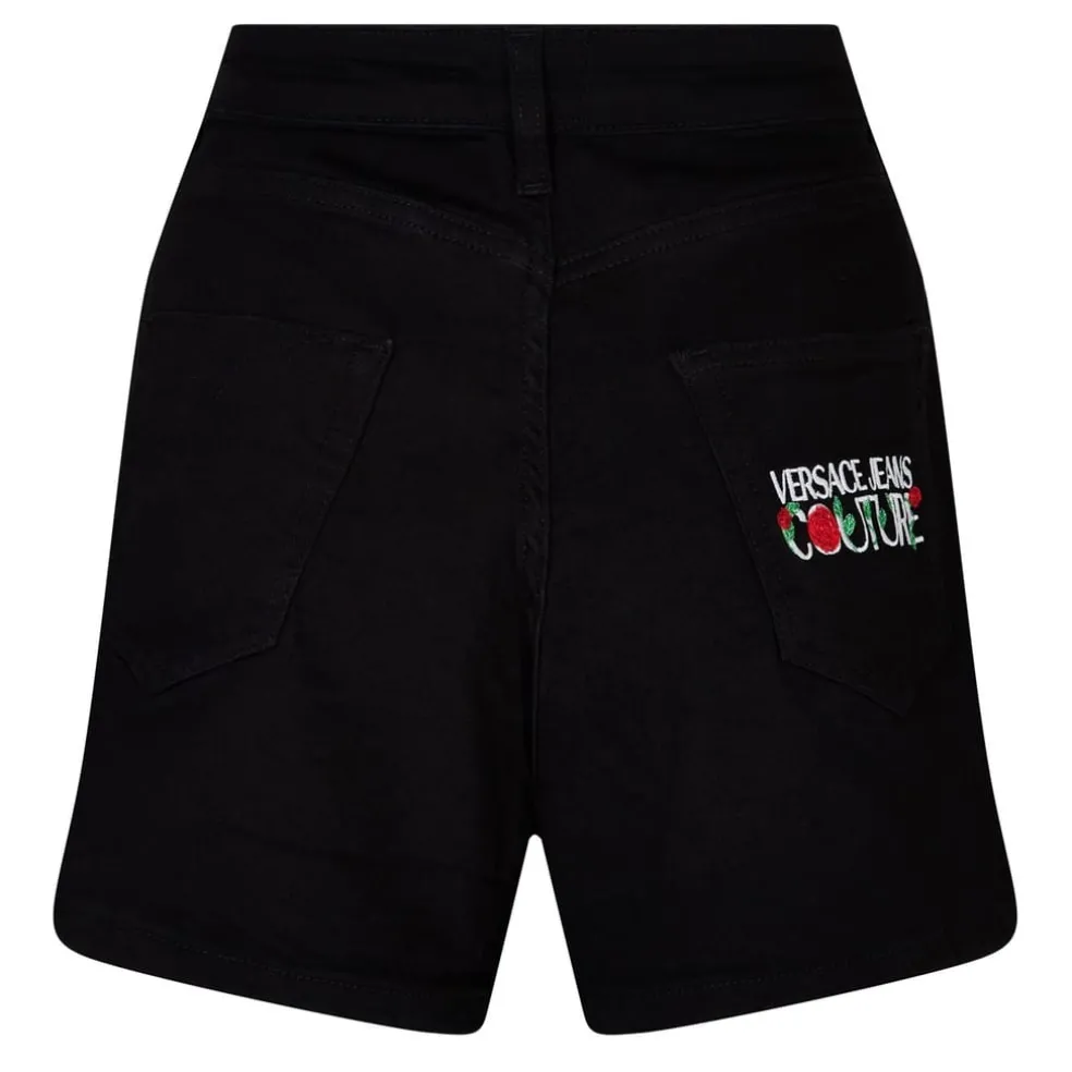 Versace Jeans Couture Vjc Rose Chino Shorts in Black