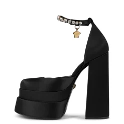 Versace Medusa Aevitas Platform Pumps in Black