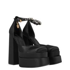 Versace Medusa Aevitas Platform Pumps in Black