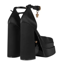 Versace Medusa Aevitas Platform Pumps in Black
