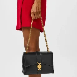 Versace Medusa Crossbody with Detachable Strap in Black