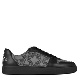 Vivienne Westwood Apollo All Over Orb Low Top Trainers in Black