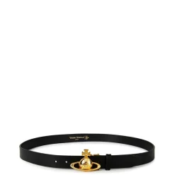Vivienne Westwood Viv Orb Buckle Belt in Gold