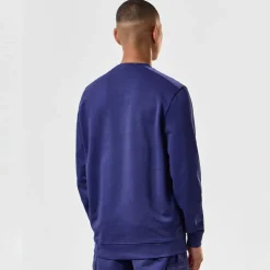 Weekend Offender F Bomb Crewneck Sweatshirt in Navy