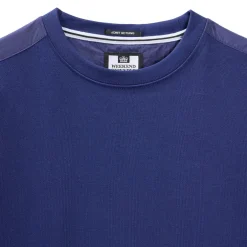 Weekend Offender F Bomb Crewneck Sweatshirt in Navy