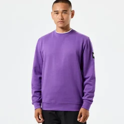Weekend Offender F Bomb Crewneck Sweatshirt in Purple