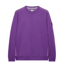 Weekend Offender F Bomb Crewneck Sweatshirt in Purple