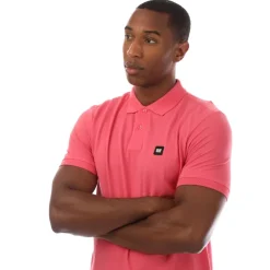 Weekend Offender Mens Barnum Polo Shirt in Rose