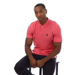 Weekend Offender Mens Barnum Polo Shirt in Rose