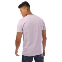 Weekend Offender Mens Bridgetown Logo T-Shirt in Lilac