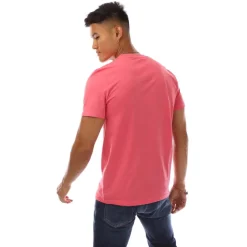 Weekend Offender Mens Bridgetown Logo T-Shirt in Rose