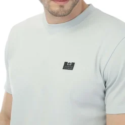 Weekend Offender Mens Bridgetown Logo T-Shirt in Silver