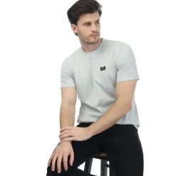 Weekend Offender Mens Bridgetown Logo T-Shirt in Silver