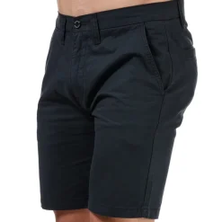 Weekend Offender Mens Dillenger Cotton Twill Chino Shorts in Navy