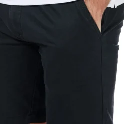 Weekend Offender Mens Dillenger Cotton Twill Chino Shorts in Navy