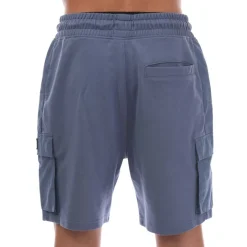 Weekend Offender Mens Flamengo Pocket Jog Shorts in Blue