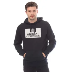 Weekend Offender Mens Garrison Hoody in Navy