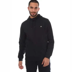 Weekend Offender Mens Justify Check Trim Hoody in Navy