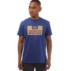 Weekend Offender Mens McMoney T-Shirt in Royal Blue