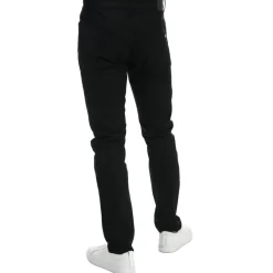 Weekend Offender Mens Tapered Fit Jeans in Black