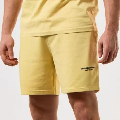 Weekend Offender Mytros Loose Fit Shorts in Yellow navy